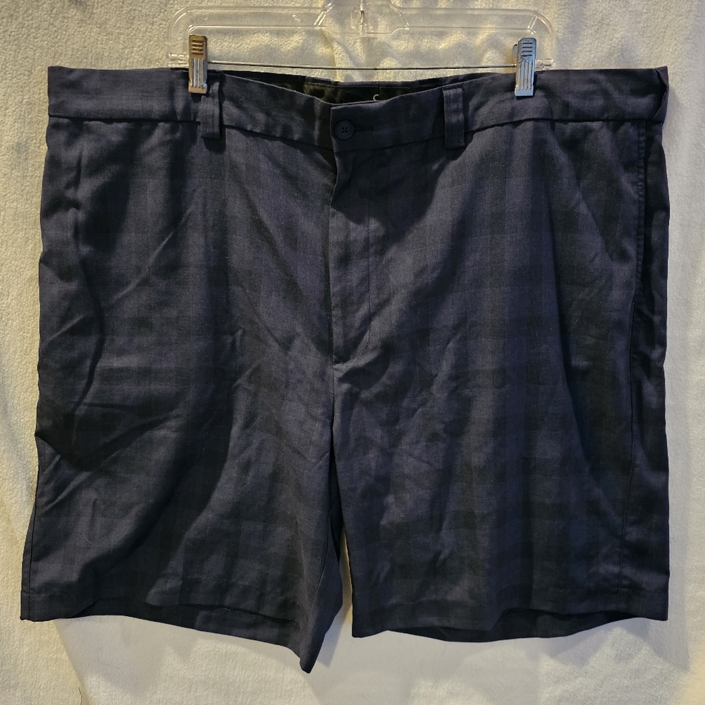 Men's 46 Oak Hill Shorts Blue and Black plaid